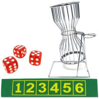 Chuck A Luck Small 10 Cage with Dice Game Layout