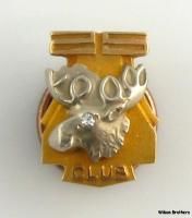 LOYAL ORDER of MOOSE   25 Club Member Service 10k Gold fraternal LOOM