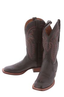 Lucchese Black C1550 Elk Cowboy Boots Mens 13