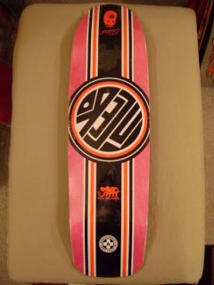 Black Label John Lucero OG Stripe Skateboard Deck Pink