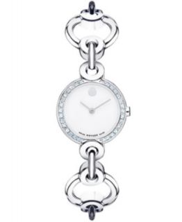 Movado Watch, Womens Swiss Circlo Diamond (1/5 ct. t.w.) Stainless