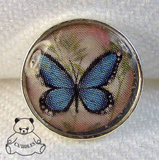 blue butterfly charm made by lottie dotties
