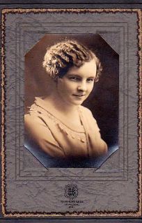 Mildred Lucy Goding Cabinet Card Photo Auburn Maine 1929