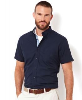 Nautica Shirt, Long Sleeve Poplin Stripe Shirt   Mens Casual Shirts