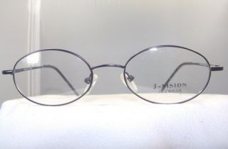 original j vision oval eyeglass frame model 2028 in black