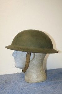 WW1 WWI British or US Army USMC Doughboy Brodie M1917 Combat Helmet