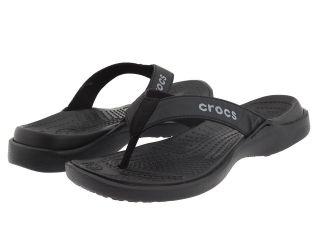 Crocs Crete Black Black Unisex Thong Sandals