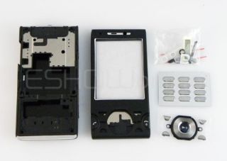New Black Full Housing Cover Keypad for Sony Ericsson W995 to Replace