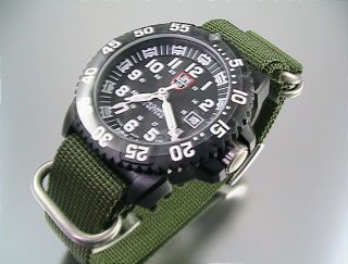 Luminox EVO Navy Seal Colormark Watch 3051 NATO Grn