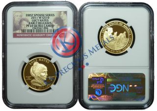 2011 w 19th First Spouse $10 Lucy Hayes NGC PF69 PF 69 ER