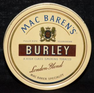 100g Mac Barens Burley London Blend Collectible Tin SEALED from The