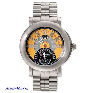 Arena Biretro Mens Swiss Made Automatic Titanium Luxury Watch