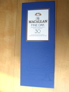 Macallan 30 yr Fine Oak Single Malt Scotch Mint Cond