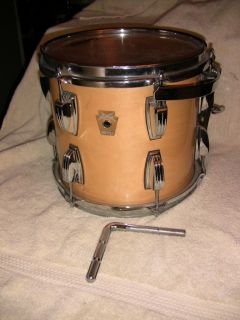 Ludwig Maple Finish Tom 9x 10 with Rims Mount and L Arm Made in The U