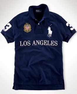Polo Ralph Lauren Big and Tall Shirt, Los Angeles Big Pony Country