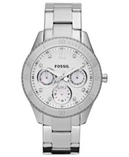 Fossil Watch, Womens Stella Stainless Steel Bracelet 37mm ES3209