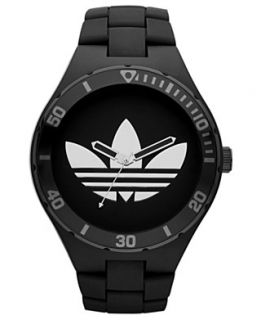 adidas Watch, Black Polyurethane Bracelet 50mm ADH2643