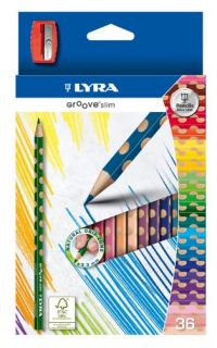 Lyra Groove Slim Buntstift 36 Farben Inkl Spitzer