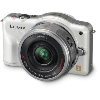 Panasonic Lumix DMC GF3 Digital Camera with Vario Pz 14 42mm G x Lens