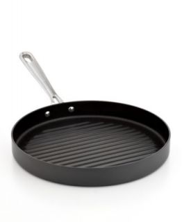 Emeril by All Clad Nonstick Hard Anodized Round Grill Pan, 12