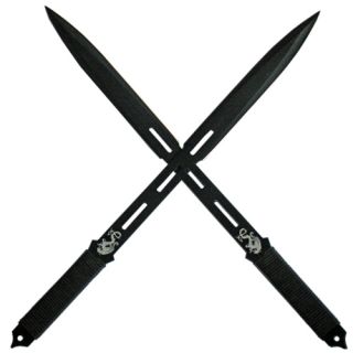SET OF TWO GREAT STRAIGHT BLADE MACHETES