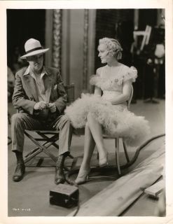 RARE 1930 Photograph Madge Evans Willard Mack Showgirl Director Pre