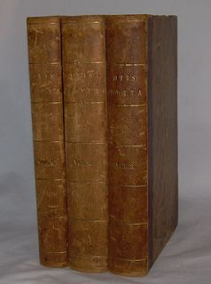 Rare 1820   1821 First English Edition Three Volume Set of the History