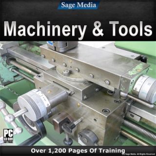 Metal Lathe Machinery Power Tools Carpentry Training Course CD Books