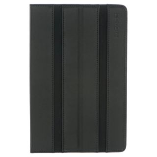 For Kindle Fire M Edge Black Leather Folio Case Cover Stand USB Cable