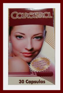 Collagen Resveratrol Hyaluronic Acid Colagestrol 30 Capsules Skin