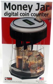 Magnif EZ Count Money Jar Coin Sorter 35504