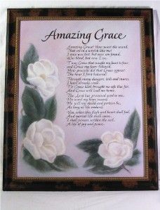 INTERIOR MAGNOLIA AMAZING GRACE FRAMED PRINT ART PICTURE NEW LARGE