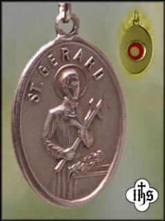 Saint Gerard Majella Relic St Medal Pendant 925 Chain