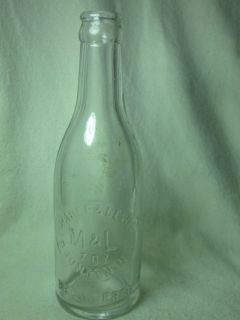 RARE Vintage Maher and Lewis Boonton Soda Bottle Morris County NJ New