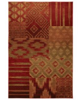 Shaw Living Area Rug, American Abstracts Collection 09440 Milan Multi