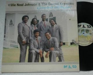 RARE Willie Neal Johnson The Gospel Keynotes LP EXC