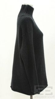Malo Dark Blue Cashmere Turtleneck Sweater Size M