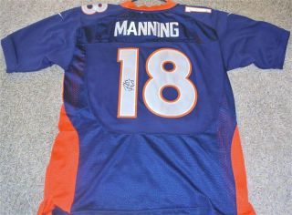 Peyton Manning Signed Denver Broncos Jersey All Sewn w GAI COA 18