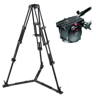 The Manfrotto 516,545GBK is a professional video tripod kit for