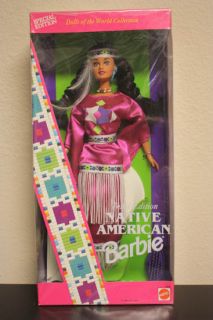 1995 Native American (3rd Edition) Dolls of the World Barbie DOTW by