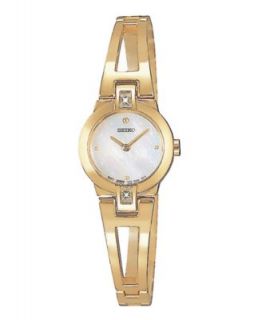 DKNY Watch, Womens Gold Ion Plated Stainless Steel Bracelet 28x23mm