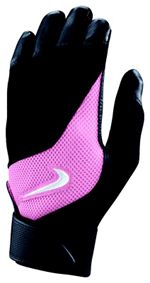 Nike Imara J Youth s M Tee Ball Batting Gloves Pink