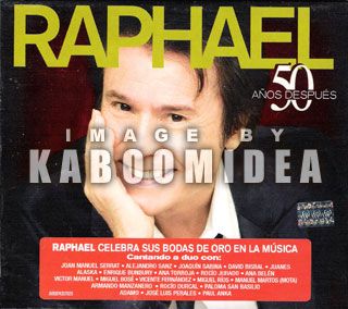 Raphael 50 Anos Despues CD DVD Exitos David Bisbal Juanes Rocio Durcal