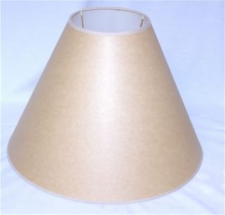 Vtg. table Lamp mid century 29 tall brown / rust base camel colored