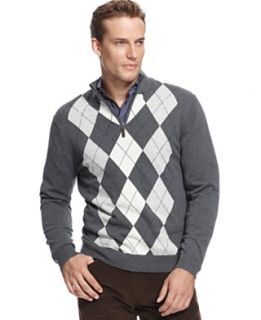 Tasso Elba Big and Tall Sweater, Argyle Sweater