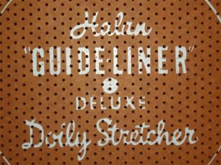 Vintage Halan Deluxe Doily Stretcher 20 x 29 in Orignal Box 