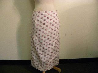 Marc Jacobs White Polka Dot A Line Skirt 4 Cute