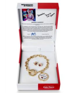 Whatever It Takes Jewelry Set, Gold Tone Katy Perry Toggle Bracelet