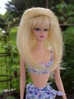 Barbie Wig Mini Margo Pale Blonde Sz 4