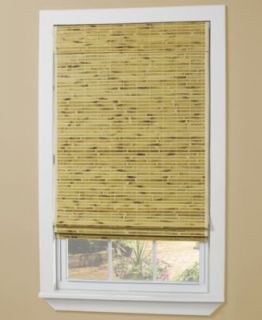 Home Basics Window Treatments, Cordless Bamboo Wood Roman Shades